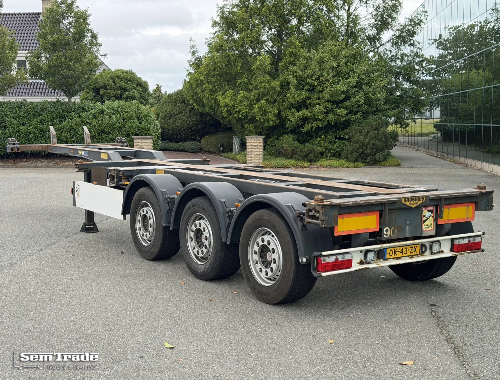 Broshuis 3UCC-39 2008 - 3 UCC-39 MFCC MIDDLE+BACK SLIDER DISC BRAKES 20-30-40-45 FT. LIFT AXLE NL-TRAILER afbeelding 3