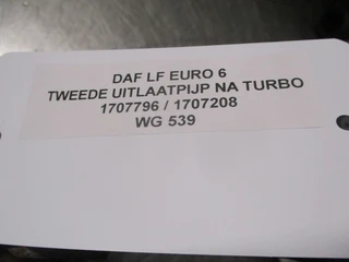 DAF - LF EURO 6 1707796/1707208 UITLAATPIJP imagem 2 miniatura