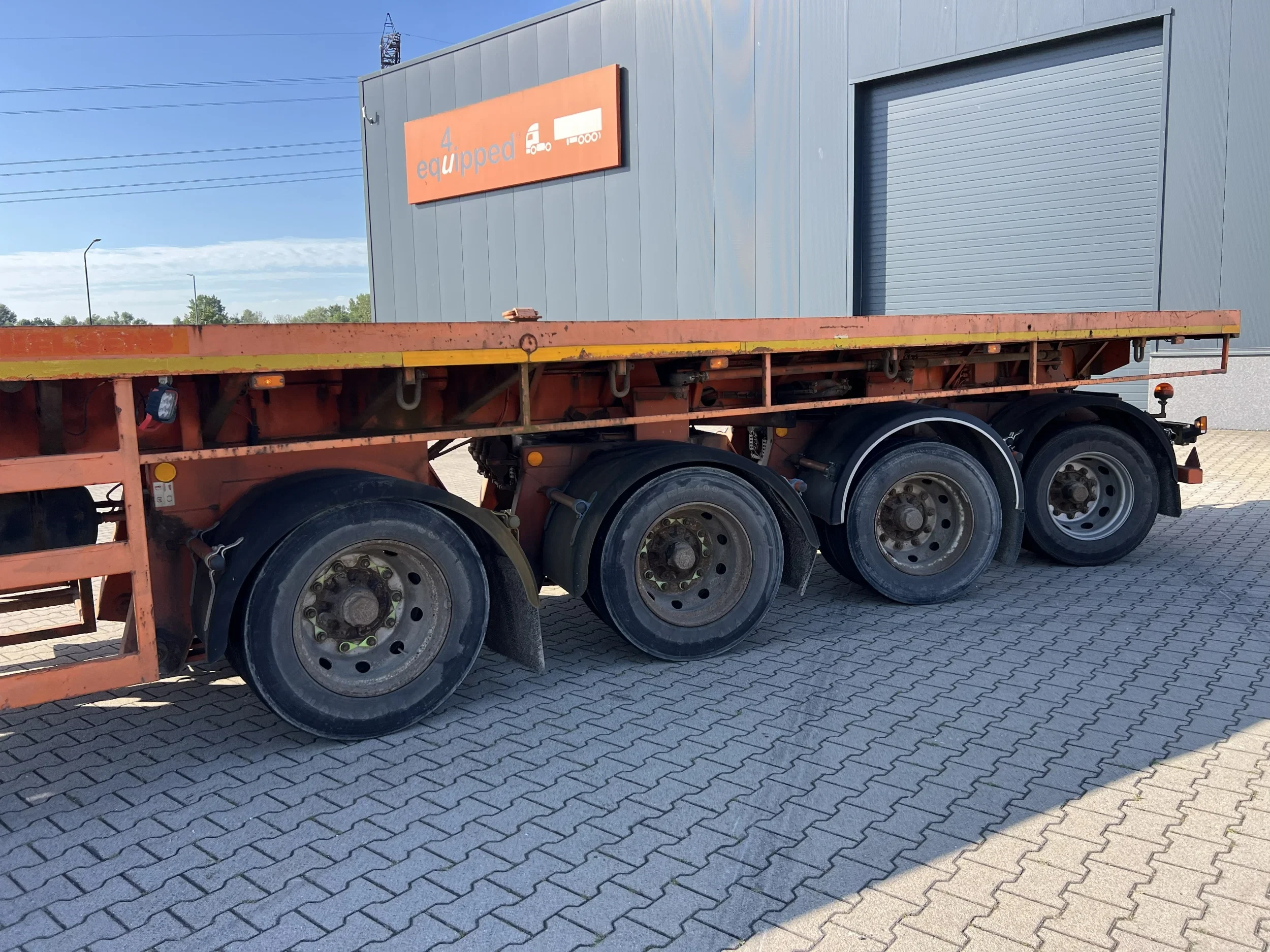 Nooteboom 1999 - OVB-73-04, 73 tons Ballast trailer, 4 axles, 3 hydraulic steering axles afbeelding 10