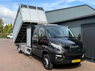 Iveco Daily 2018 - 70C18 Kipper Dubbel Cabine C1 16 Ton Samenstel Vangmuil afbeelding 2 miniatuur