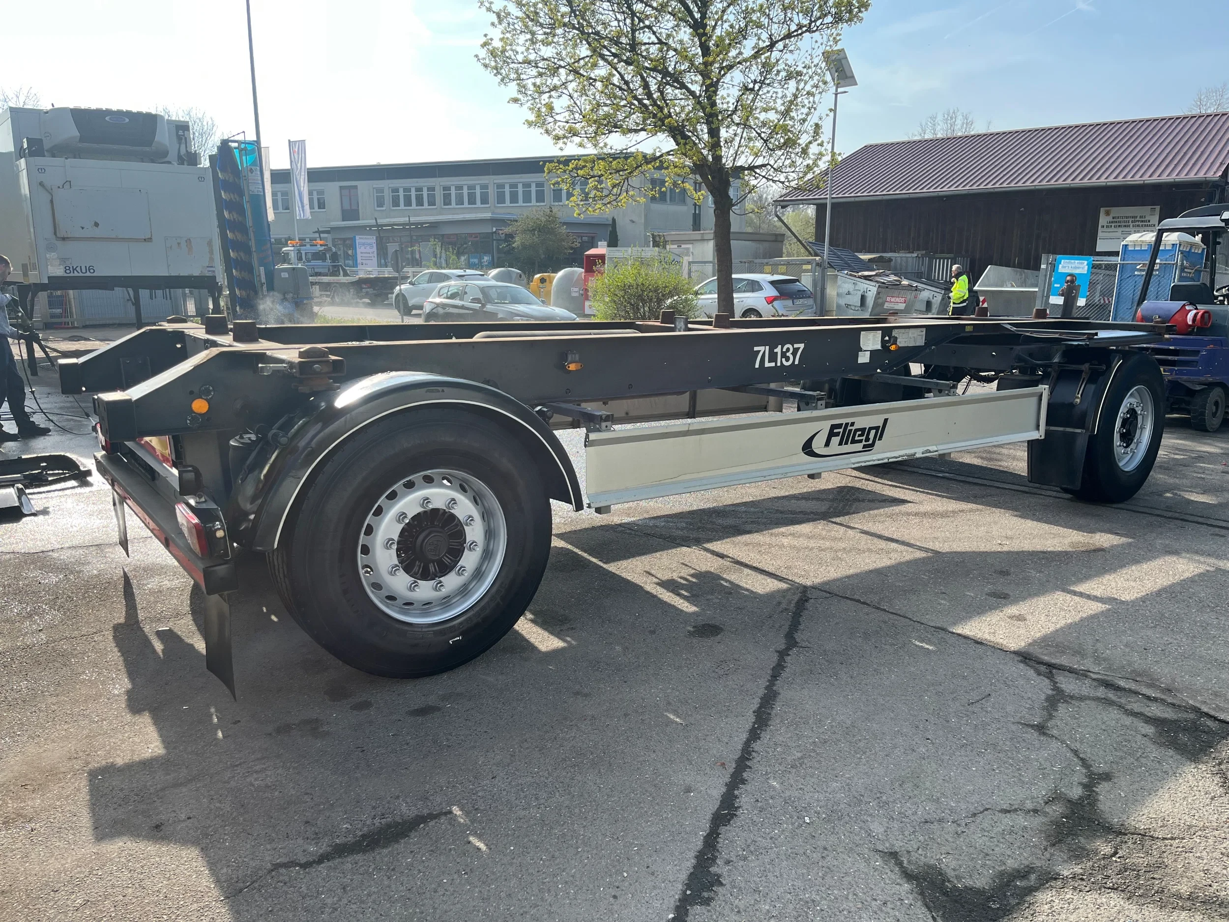 Fliegl 2018 - 4 x ZWP 180 2-Achs Lafette NEUWERTIG afbeelding 5
