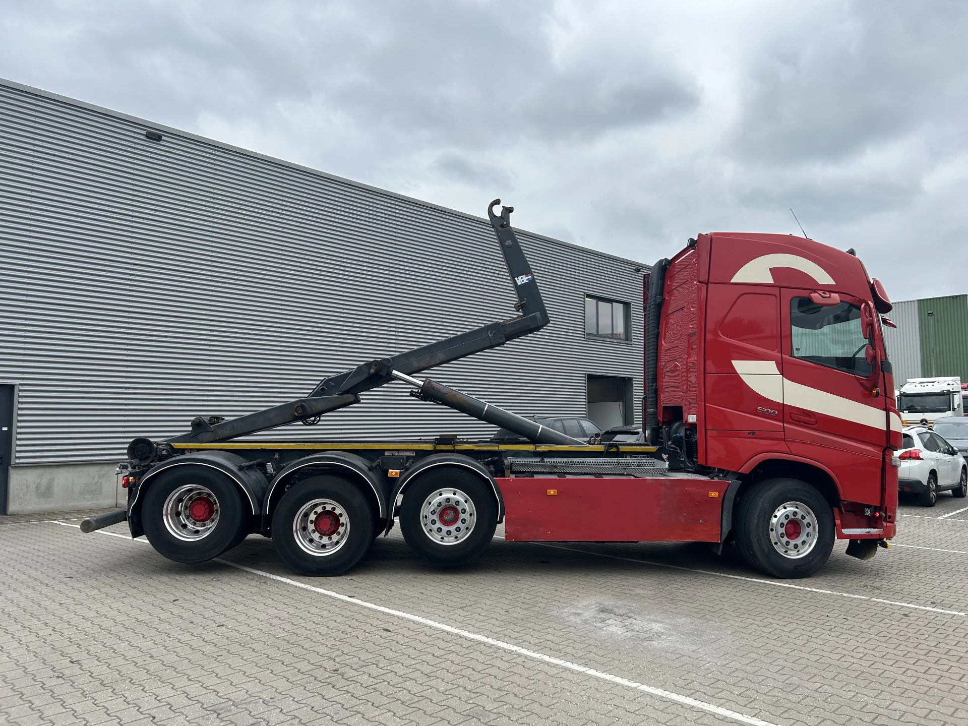 Volvo FH 2017 - 500 Globetrotter 8x2 Tridem / VDL Hook 25 Ton afbeelding 3