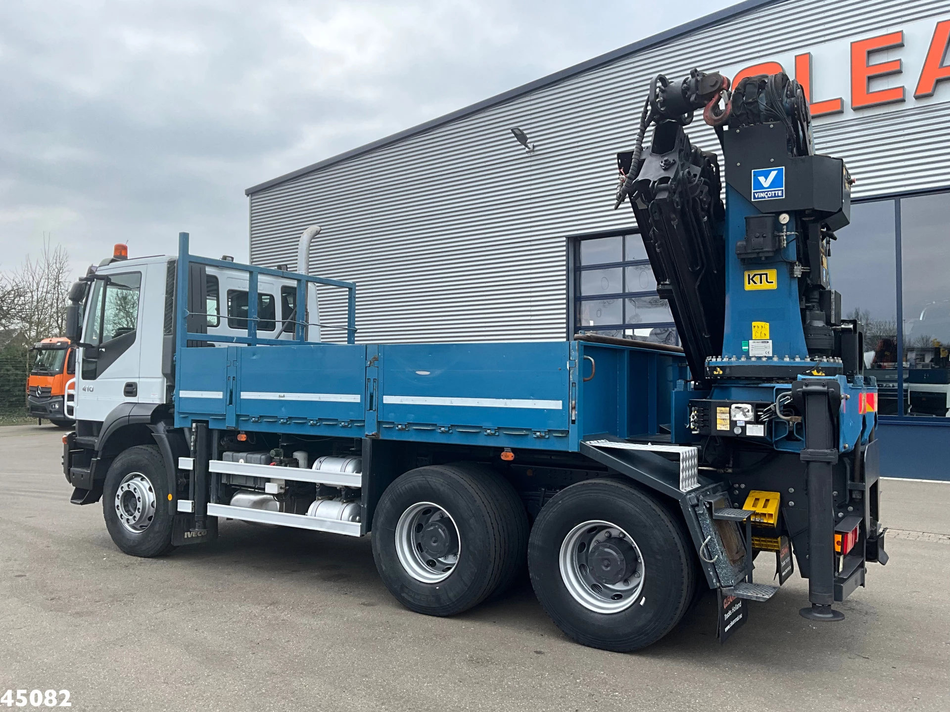 Iveco Trakker 2008 - 260T41 Euro 5 6x4 Full Steel Palfinger 36 Tm laadkraan Just 133.291 km! Bild 6