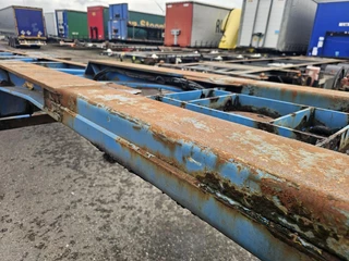 Van Hool 3B2018- 40 FOOT 2 X 20 FOOT CONTAINER CHASSIS, MB DISC. TUV APK 07-11-2026 2007 - N/A zdjecie 8