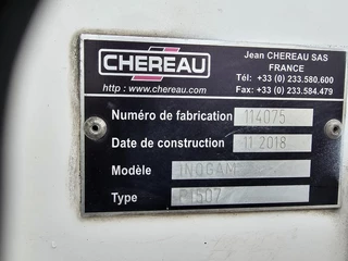 Chereau INOGAM/TYPE 1507 - CARRIER VECTOR 1950 - D'HOLLANDIA 2500 KG - BPW DISC - TUV 02-08-2026. 2018 - N/A zdjecie 8
