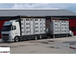 Volvo FH 2013 - 500 Complete with Trailer Menke-Janzen 2013 4 levels afbeelding 1 miniatuur