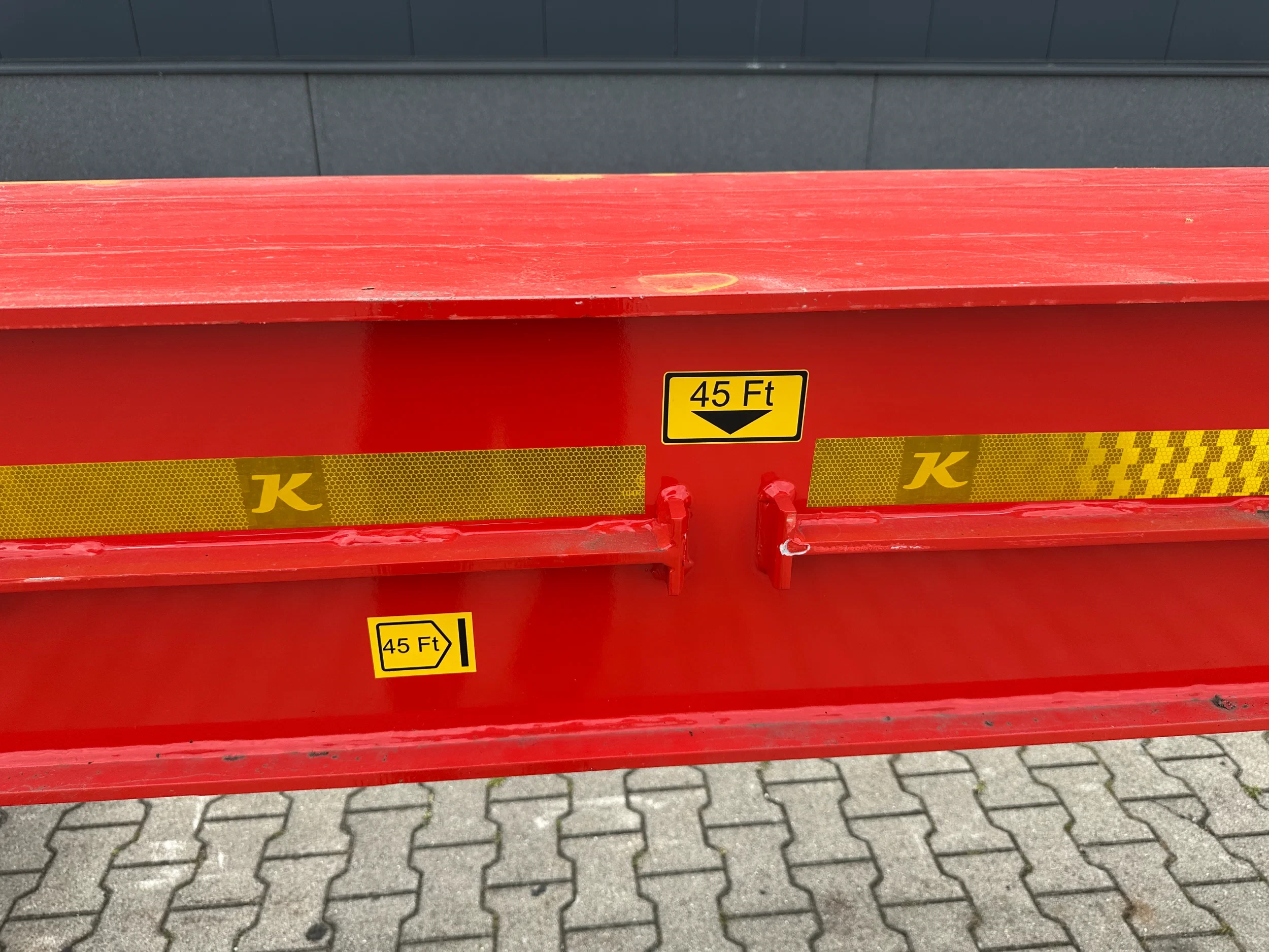 KAESSBOHRER 2026 - new and unused Heavy-Duty flatbed / 690cm extendable / steering axle / discbrakes / NL-trailer / APK: 04-2027 imagen 21