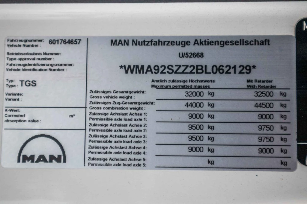 MAN TGS 2011 - 35.440 BB - HMF 2020K3 immagine 10