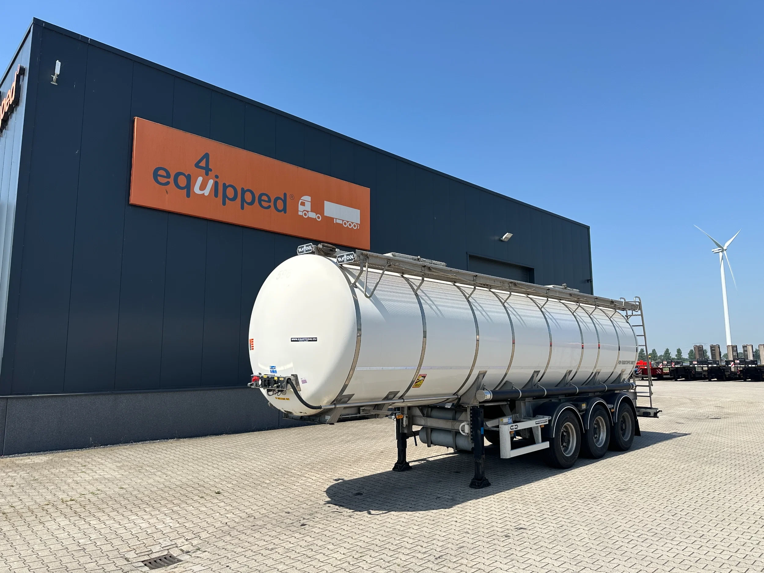 Van Hool 2014 - FOOD / LEBENSMITTEL / empty weight: 5.860kg / 29.500L / 1-comp.+ 1 baffel / discbrakes / NL / APK: 05/2027 afbeelding 1