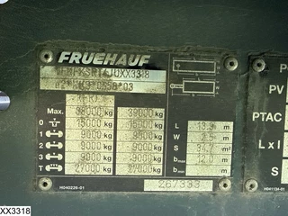 Fruehauf N/A 2018 - Tautliner Dhollandia bild 8