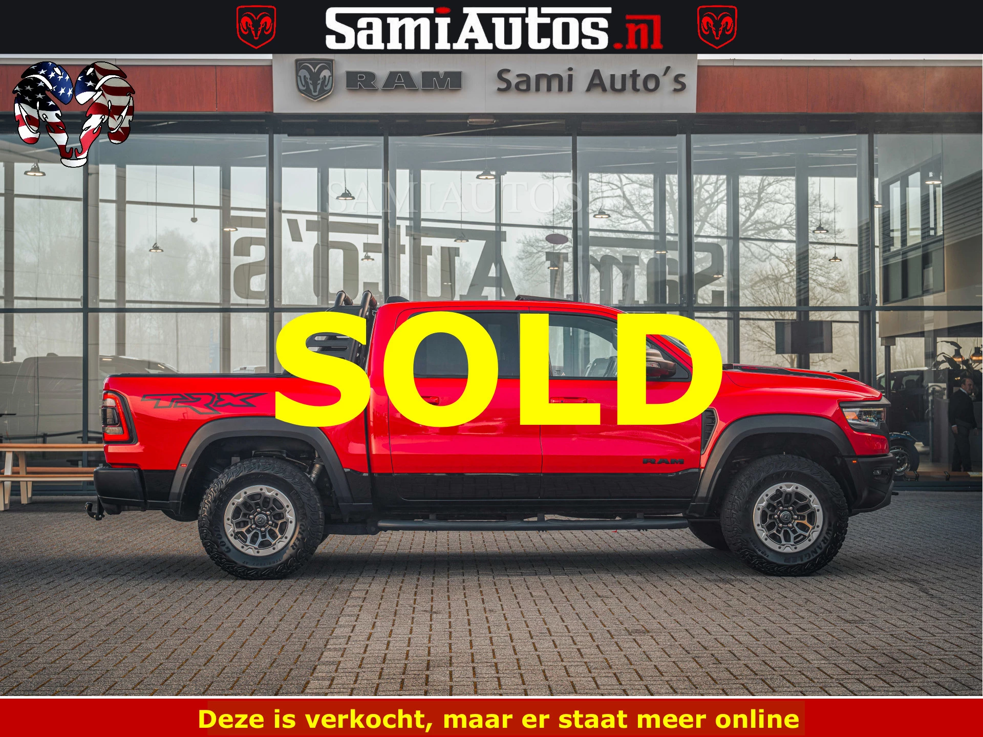 Dodge Ram Pick-Up 2023 - TRX HELLCAT | 6.2 V8 702PK | FLAME RED | BOM VOL | CARBON | RAMBAR | HUD | LPG | BEAD-LOCK WHEELS | immagine 84