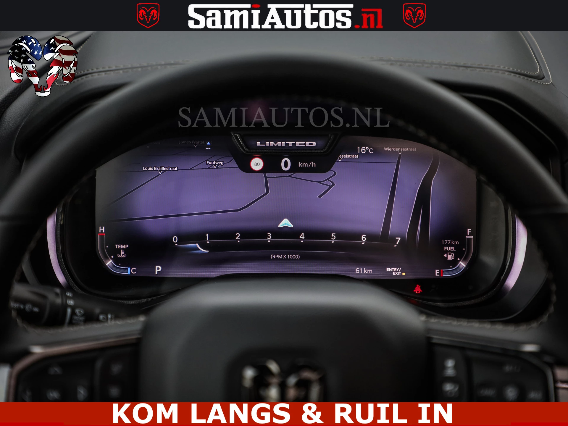 Dodge Ram Pick-Up 2024 - LIMITED SPORT H.O 540HP 706Nm | Massage + Full Option | De Meest Luxe en Volle in zijn Klasse | imagem 53