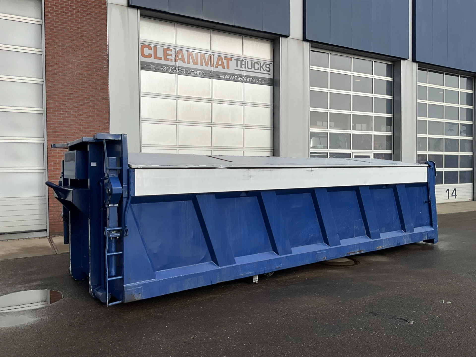 Container 23m³ met Hydraulische milieukleppen Bild 1