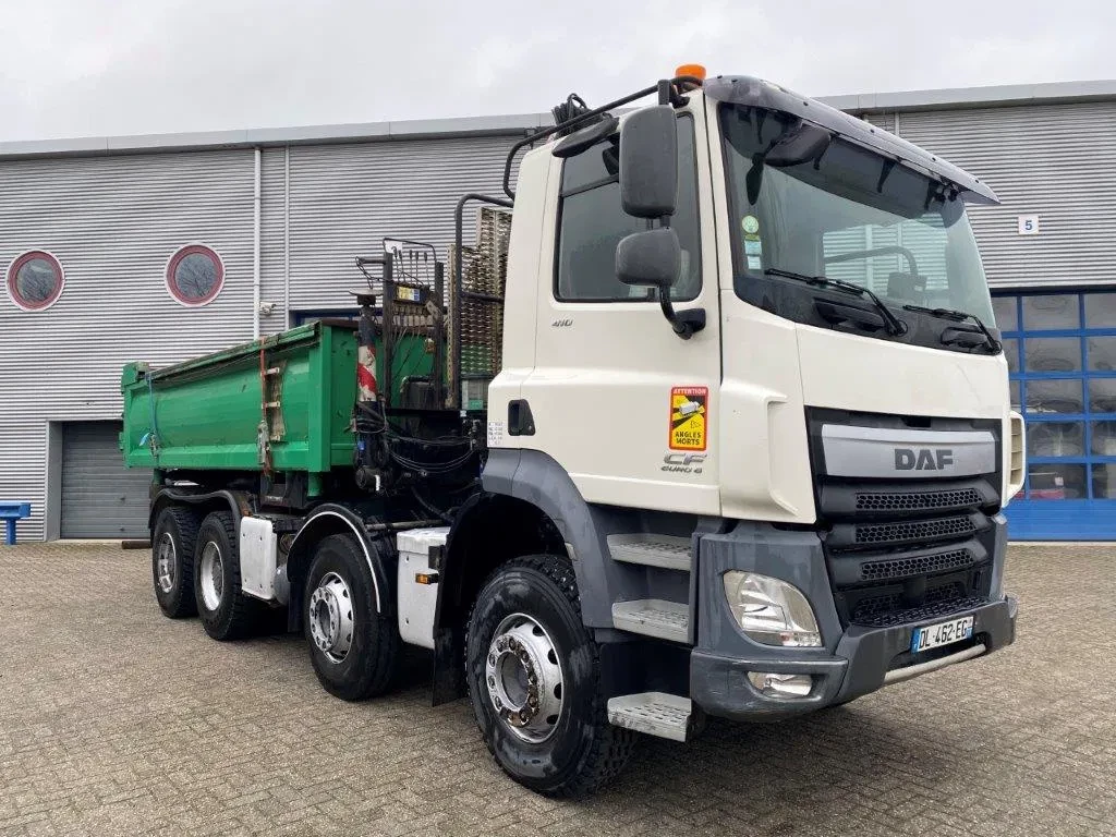 DAF CF410 2014 - / 8X4 / BIG AXLE / FULL-STEEL /2 SIDE TIPPER/ ONLY:363247 KM / AUTOMATIC / EURO-6 / 2014 afbeelding 2