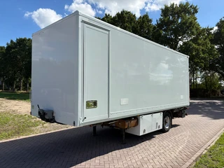 VF minitrailer 2010 - be oplegger 6.6 ton BLOEMEN OPLEGGER gesloten laadklep 1000 kg image 3 thumbnail