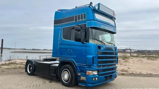 Scania R 2001 - R164-580 V8 Topline | handgeschakeld | special interior | retarder afbeelding 2 miniatuur