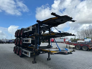 Burg N/A 2012 - stack of 3x 2012 BURG 20FT ADR (EX/II, EX/III, FL, AT) Chassis, Empty weight : 3.690kg, SAF INTRADISC, 2x Liftaxle, NL-chassis obrazek 9