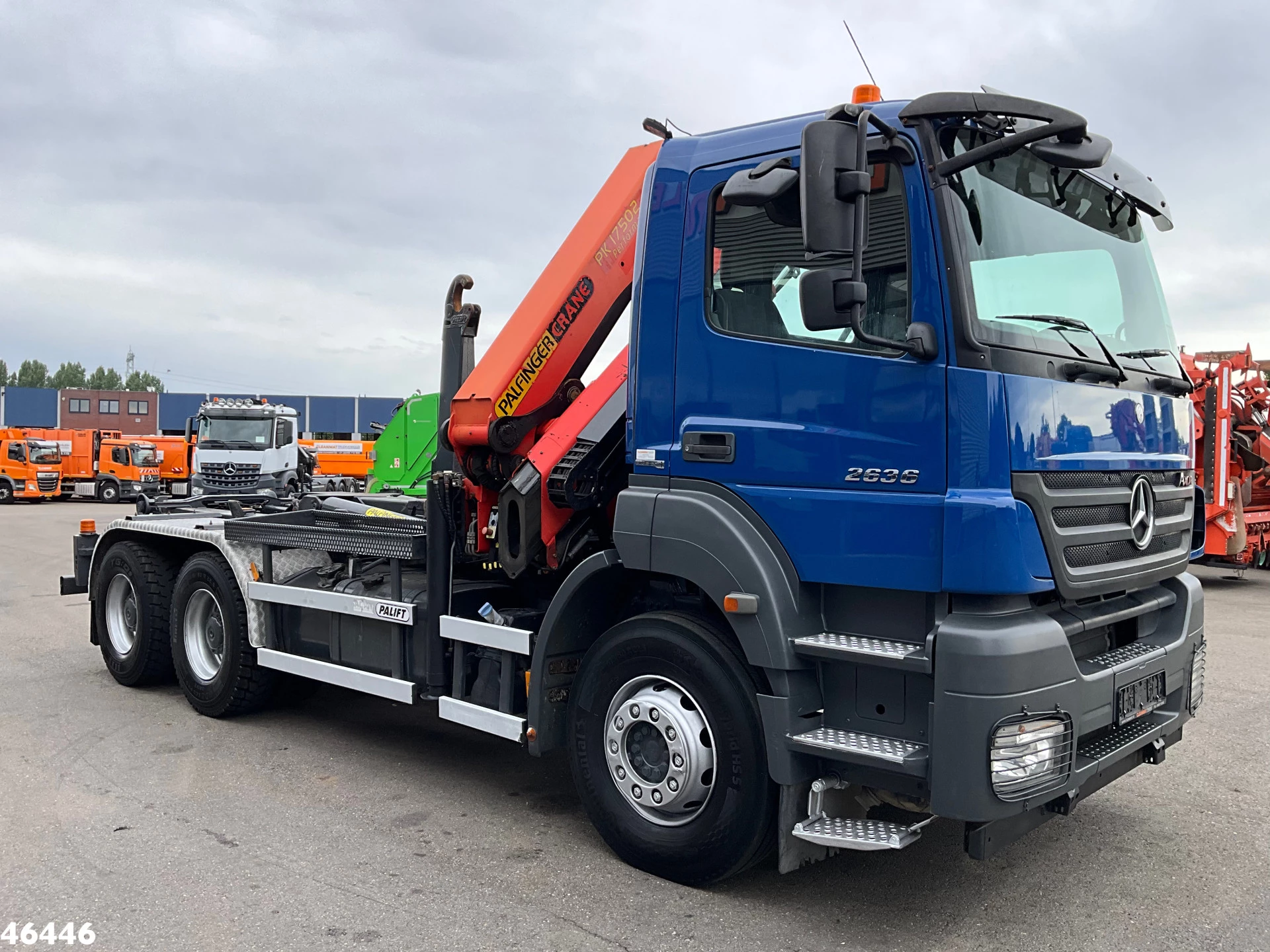 Mercedes-Benz Axor 2636 Manual Steel suspension 6x4 Palfinger 17 Tonmeter laadkraan 2008 imagen 5