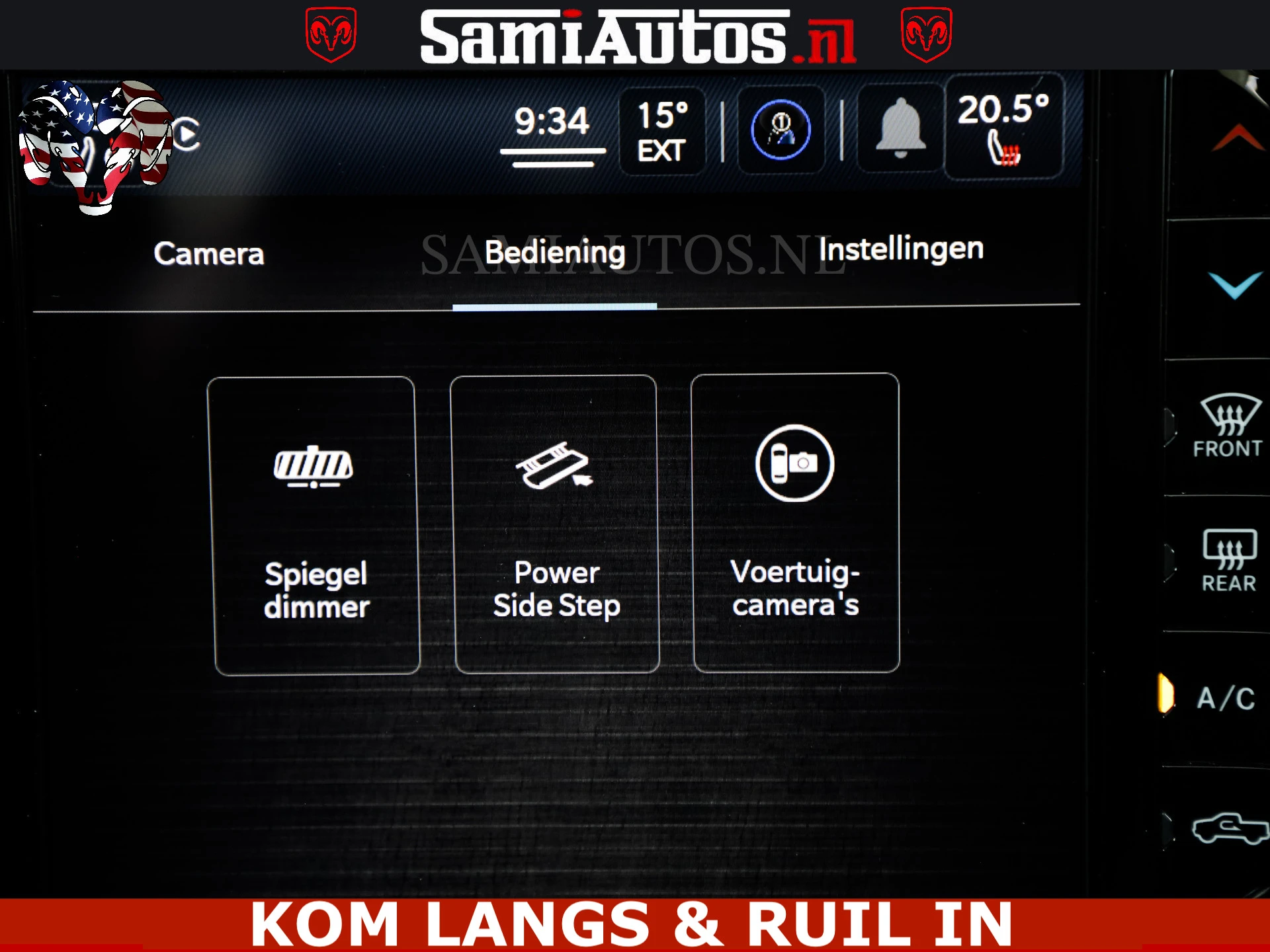 Dodge Ram Pick-Up 2023 - LIMITED NIGHT 5.7 V8 402PK | HUD | 4PL WHEELS | LUCHTVERING |OPEN UILAAT KLEP | BOM VOL | GRANITE CRYSTAL | DC | immagine 60