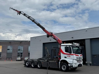 Mercedes-Benz Arocs 3251 8x4,hooklift,HMF 3220 k5 jib k4 ,winch 2019 - N/A image 1
