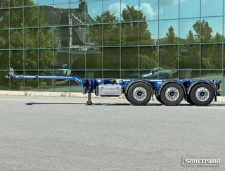 D-TEC FLEXITRAILER 2012 - VCC-01 FT-LS-S EXTRA STONG FRONT+MIDDLE+BACK SLIDER 20-30-40-45 FT. DISC BRAKES LIFT AXLE SUPER CONDITION NL-TRAILER image 2 thumbnail