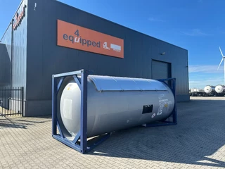 Diversen N/A 2017 - 20FT ISO T50 Gastank / T50 / 25.000L / MAWP: 15,1 bar / 5Y- + CSC-inspection valid till 06-2028 image 1