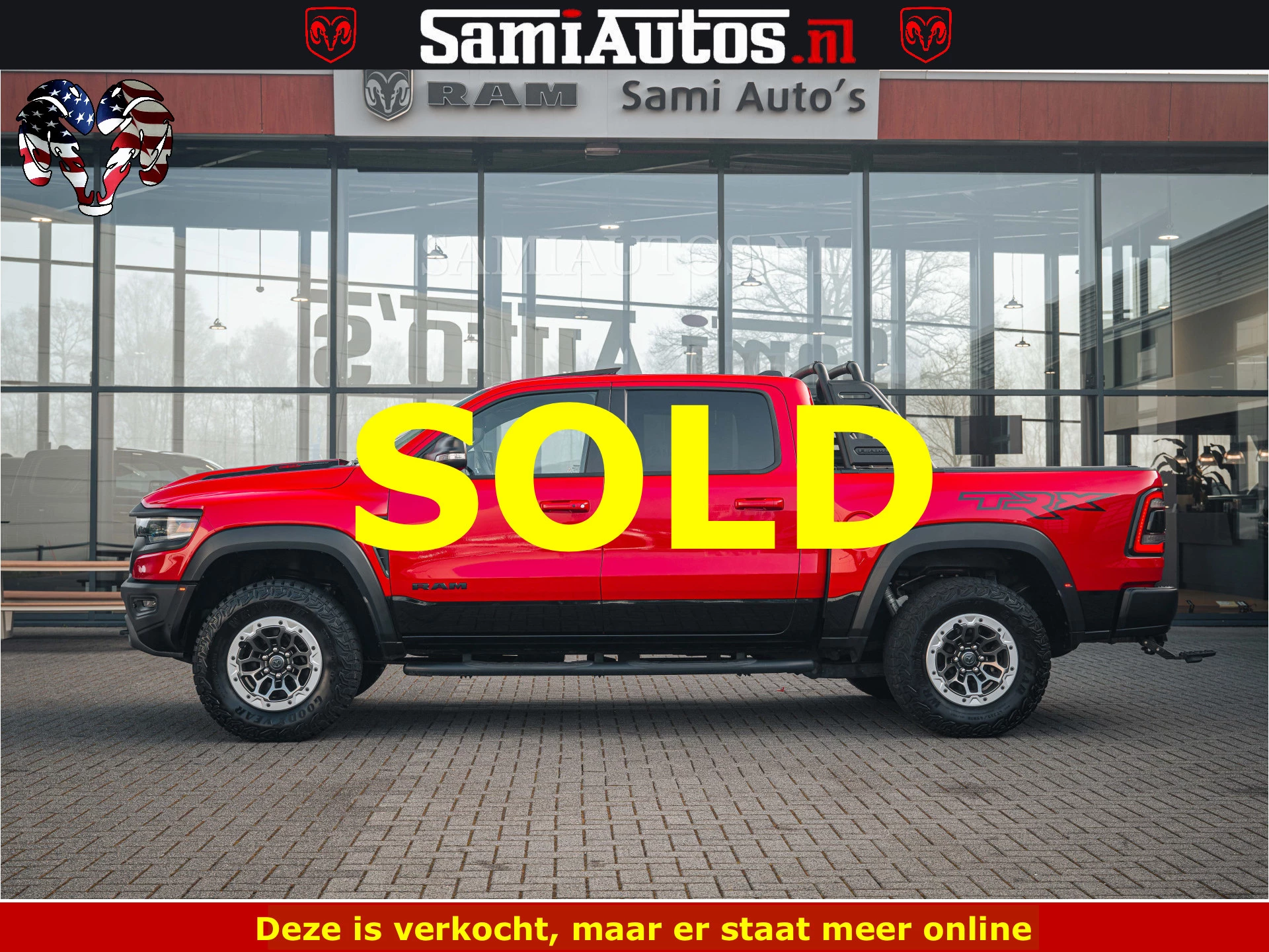 Dodge Ram Pick-Up 2023 - TRX HELLCAT | 6.2 V8 702PK | FLAME RED | BOM VOL | CARBON | RAMBAR | HUD | LPG | BEAD-LOCK WHEELS | immagine 57