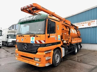 Mercedes-Benz Actros 2003 - 2543 L 6x2 WITH 15,5 M3 MULLER F155EGH VACUUM TANK (EPS WITH CLUTCH / RETARDER / ADR-VLG / P.T.O. / AIRCONDITIONING / te koop