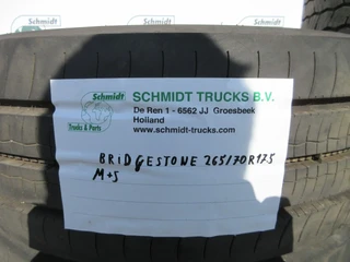 Bridgestone - 265/70R 17.5 VOORBAND MET STAAL WIEL 2 X PROFIEL CA 70% M+S obrázek 3 náhled