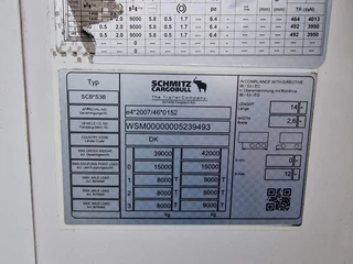Schmitz Cargobull N/A 2020 - SCB*S3B - Frigo Schmitz - Hooks/Rohrbahnen/Vleeshang - ATP/FRC - Pallet box imagem 18