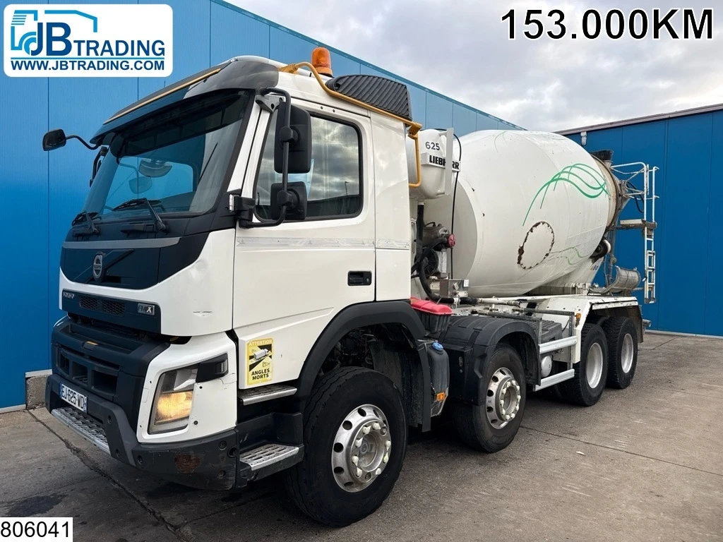 Volvo 2017 - FMX 410 8x4, EURO 6, Liebherr 9m3, afbeelding 1