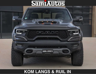Dodge Ram Pick-Up 2022 - TRX HELLCAT 712 PK 6.2 V8 | BOM VOL | GRANITE MET ZWART LEDER RODE STIKSELS | afbeelding 2 miniatuur