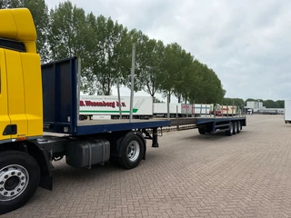 Lintrailers N/A 2007 - vlakke uitschuifbare oplegger / naloop gestuurd APK tot 1-2027 obrazek 3