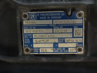 MAN N/A - Gearbox & Clutch Parts Versnellingsbak 12TX2211TD+IT3 obrazek 4