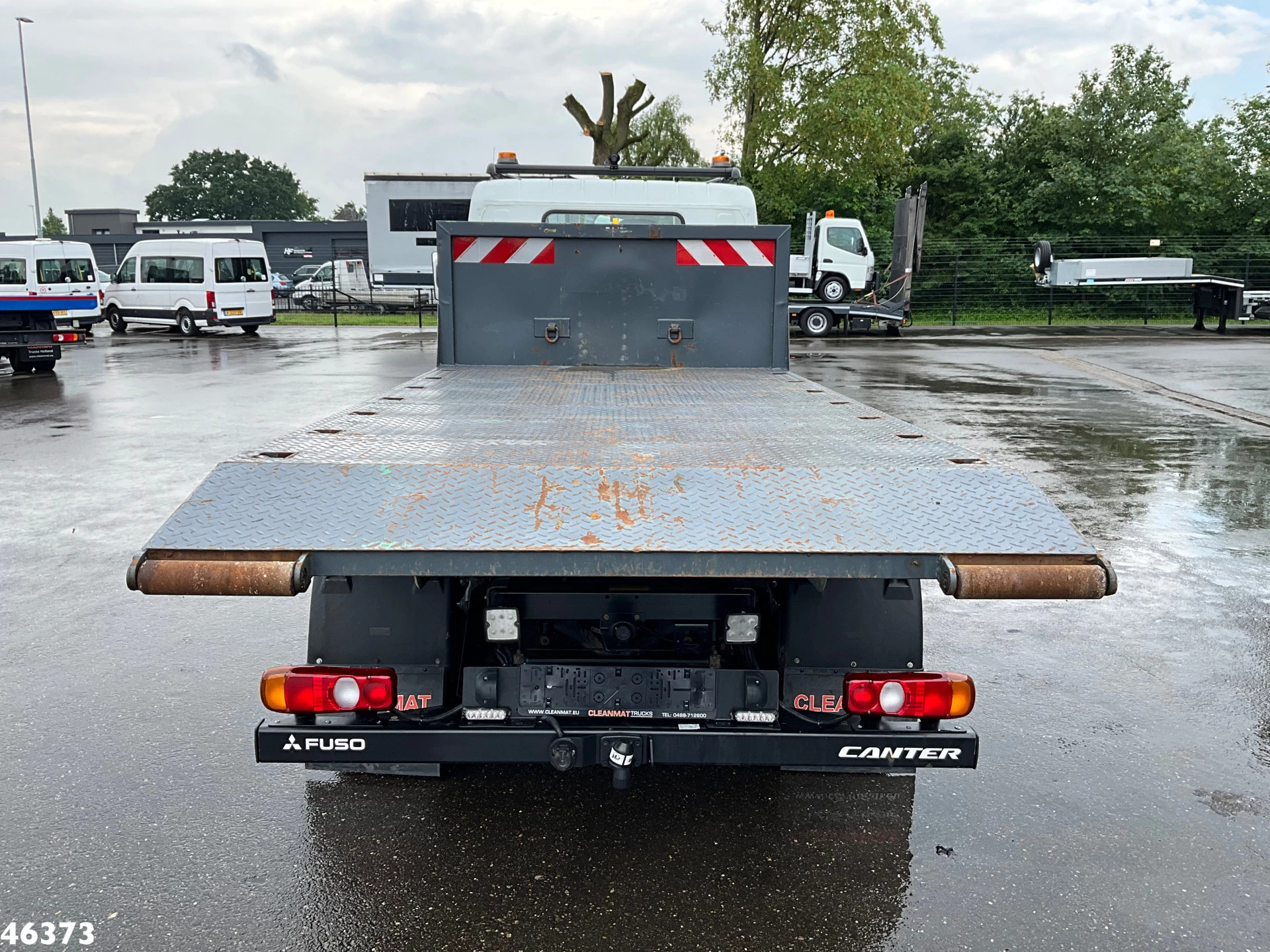 FUSO Canter 2023 - Euro 6 Hyvalift 5 Ton haakarmsysteem + Flatbedcontainer Just 44.417 km! obrázek 5