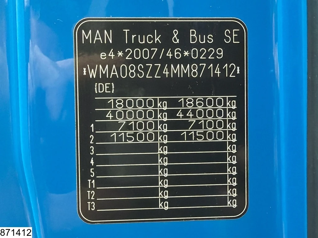 MAN TGS 2020 - 18 470 EURO 6D, Hydrauliek, MM afbeelding 10