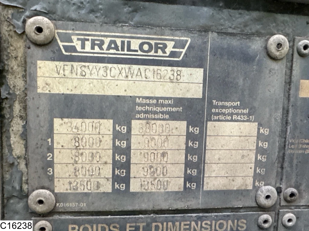 Trailor 1998 - Fuel 40078 Litres, 9 Compartments obrázek 4