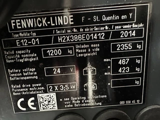 Linde N/A 2014 - E12-01 / SIDE SHIFT / DUPLEX obrazek 25