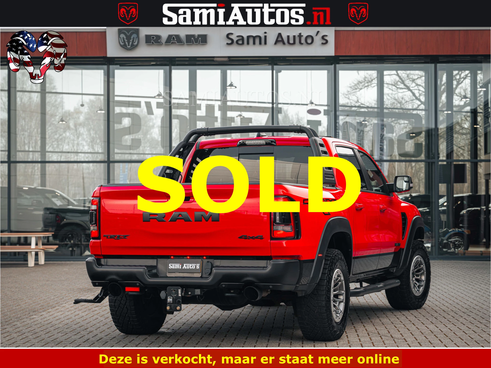 Dodge Ram Pick-Up 2023 - TRX HELLCAT | 6.2 V8 702PK | FLAME RED | BOM VOL | CARBON | RAMBAR | HUD | LPG | BEAD-LOCK WHEELS | immagine 13