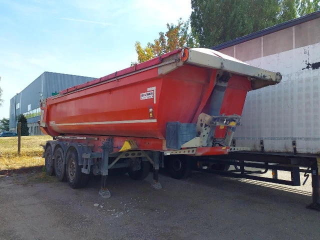 Schmitz Cargobull Semitrailer Tipper Steel half pipe body 2020 afbeelding 1