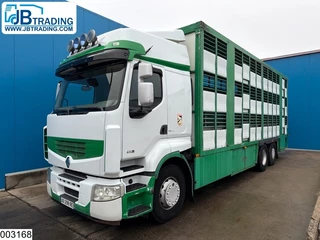 Renault N/A 2010 - Premium 430 Dxi 6x2, EURO 5, PTO, livestock trailer with 3 decks te koop