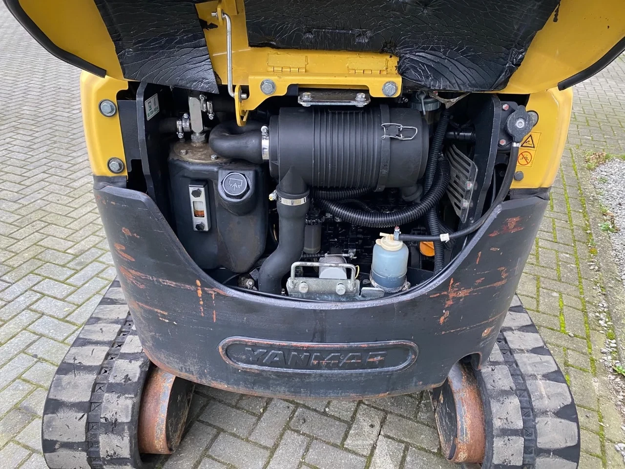 Yanmar 2015 - SV22 mini excavator, central greasing, 2015 year !! afbeelding 12