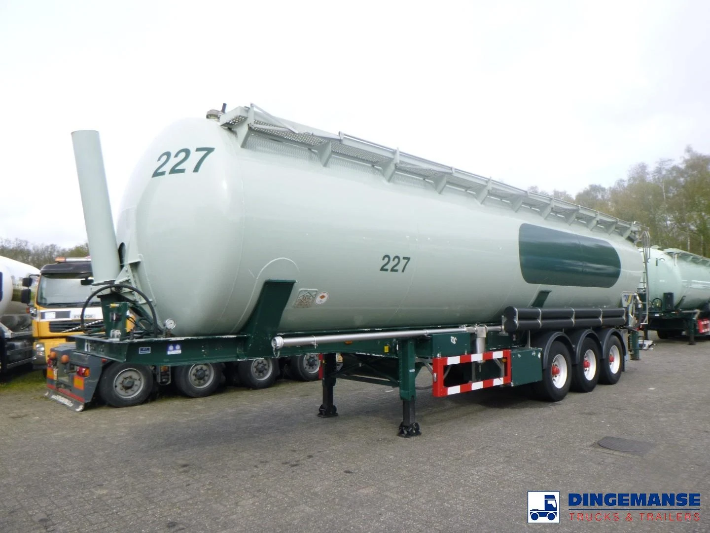 Feldbinder Powder tank alu 60 m3 (tipping) 2007 obrázek 1