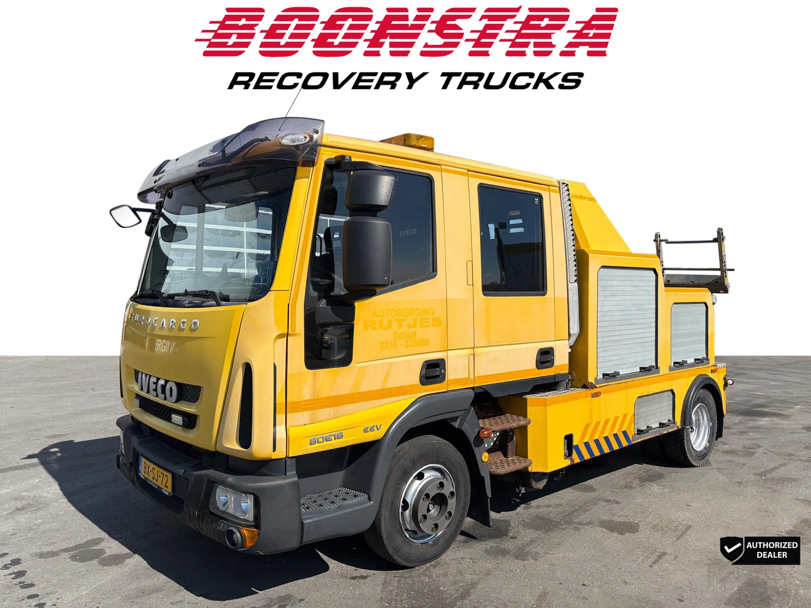 Iveco ML80E18D 7 persoons Falkom FAW 2000 Wrecker Remote 2010 afbeelding 1