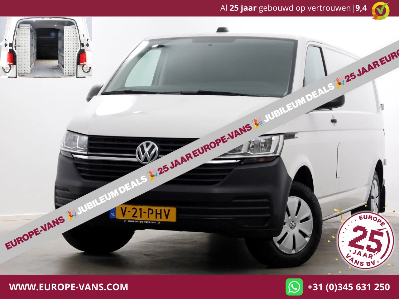 Volkswagen Transporter 2020 - T6.1 2.0 TDI 110pk Lang Airco/Navi/Inrichting 09-2020 Bild 1