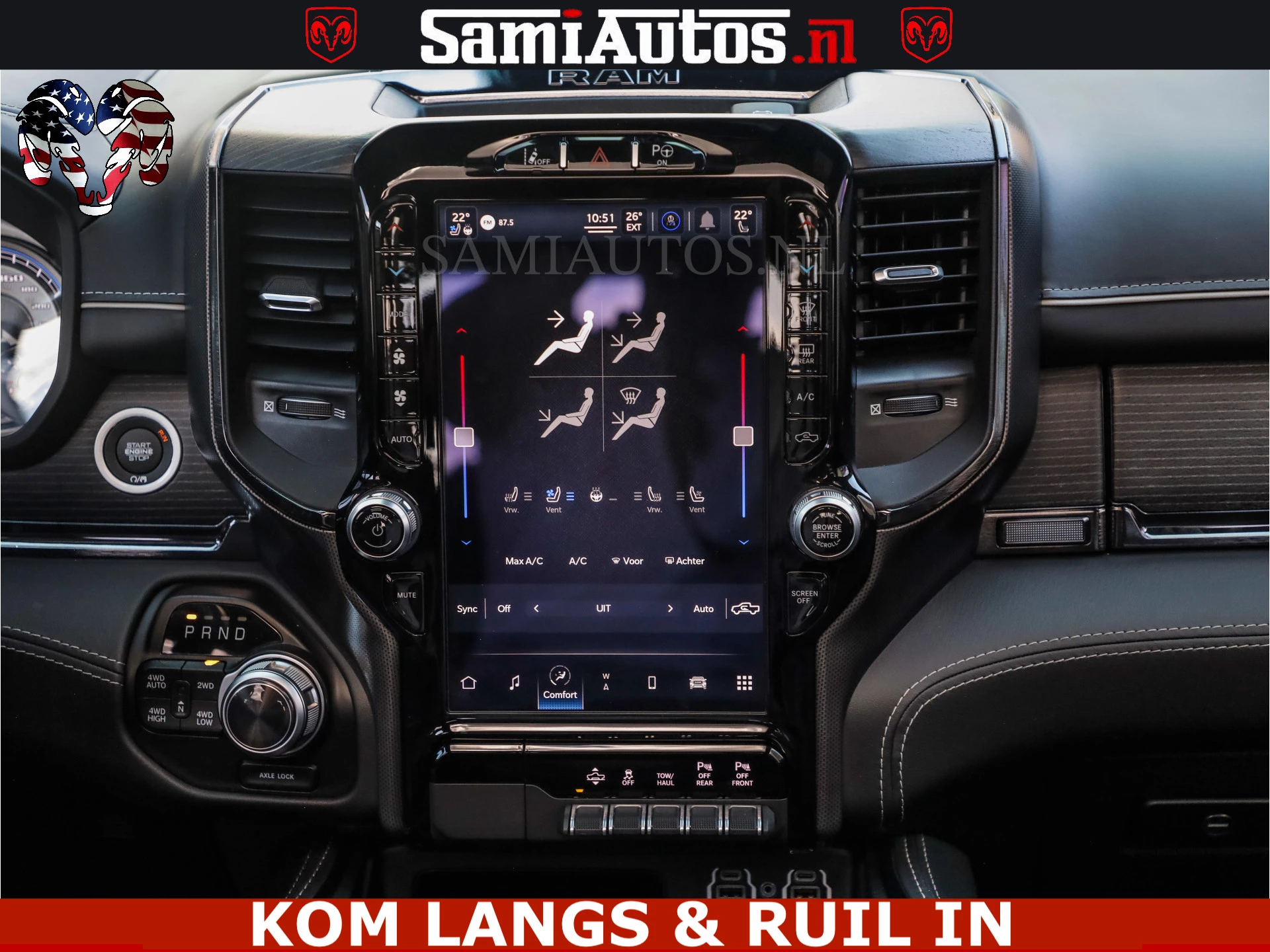 Dodge Ram Pick-Up 2023 - COBRA HULK PACK | 5.7 V8 402 PK | LIMITED EDITION | HUD | LUCHTVERING | BOM VOL | zdjęcie 30