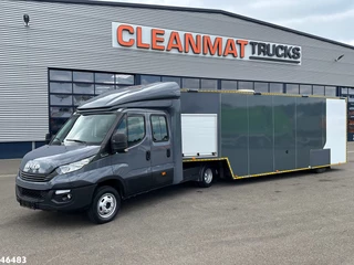 Iveco Daily 2019 - 50C21 + Kuiper KPRO54 gesloten laadbak BE-Combi Just 31.119 km! afbeelding 2 miniatuur