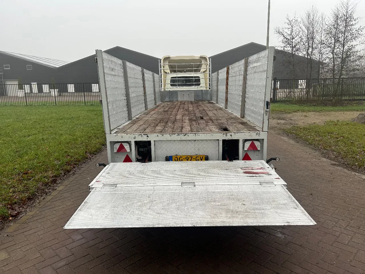 Veldhuizen 2000 - Be oplegger vlak met laadklep Dhollandia 1000 kg obrázek 8