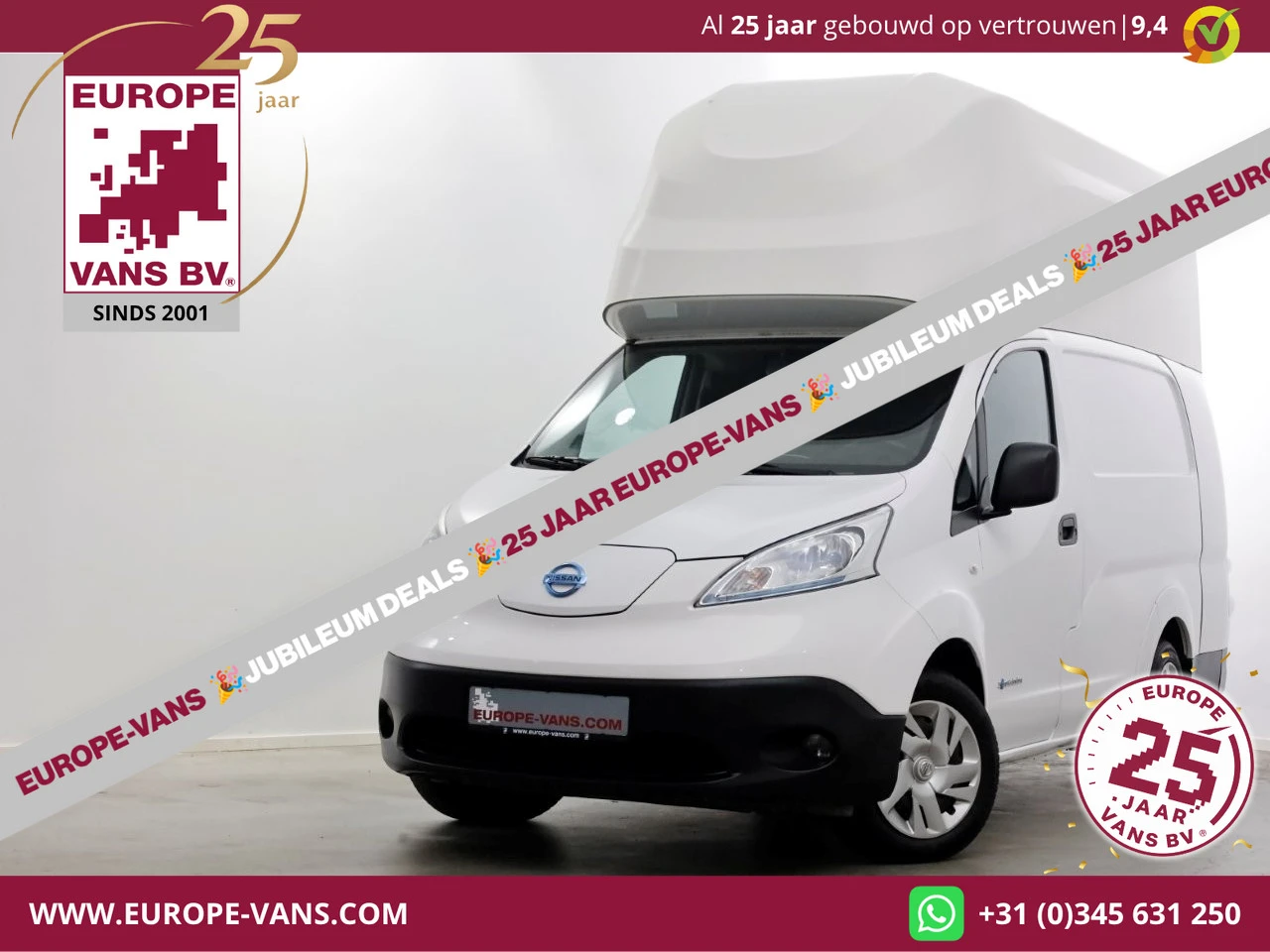 Nissan e-NV200 2021 - L2H2 Optima 40 kWh 100% Elektrisch Snellader WLTP 200km SOH 89% 08-2021 obrázek 1