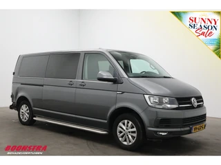 Volkswagen Transporter 2016 - 2.0 TDI L2-H1 Highline AUT DoKa Glasdak Cruise Airco Navi Leder afbeelding 2 miniatuur